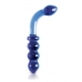 Icicles No.31 Hand Blown Glass Massager  Blue