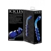Icicles No.31 Hand Blown Glass Massager  Blue