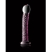 Icicles No 53 Glass Massagers Pink Wand