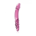 Icicles No 57 Glass Double Dildo Pink