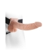 Fetish Fantasy 9 inches Hollow Strap On Balls Beige