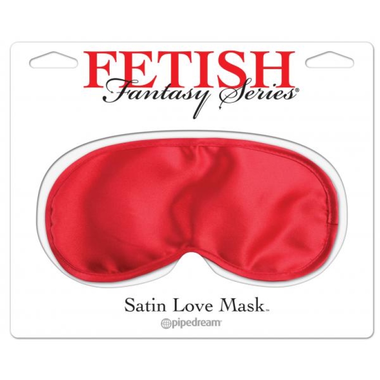 Fetish Fantasy Series Satin Love Mask Red One Size Fits Most