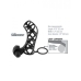 Extreme Restraints Silicone Power Cage Black