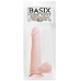 Basix Rubber Works - 7.5in. Dong With Suction Cup Beige