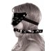 Masquerade Mask & Ball Gag Black One Size Fits Most
