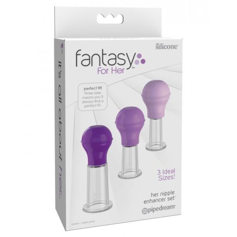 Fantasy For Her Nipple Enhancer Set Purple