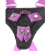 Dillio 7 inches Strap On Suspender Harness Set Pink One Size Fits Most