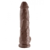 10 Inches Penis Balls - Brown