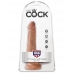 King Penis 6 inches Penis with Balls Tan Dildo Beige