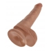 King Penis 6 inches Penis with Balls Tan Dildo Beige