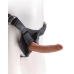 King Penis Strap On Harness with 7 inches Penis Tan Beige