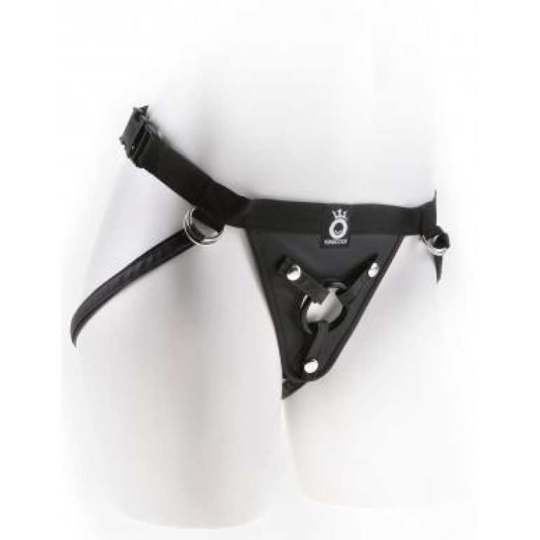 King Penis Fit Rite Harness Black Nylon Strap On