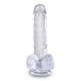 King Penis Clear 6 inches Penis with Balls