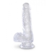 King Penis Clear 6 inches Penis with Balls