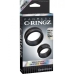 Fantasy C-Ringz Max Width Silicone Rings Black