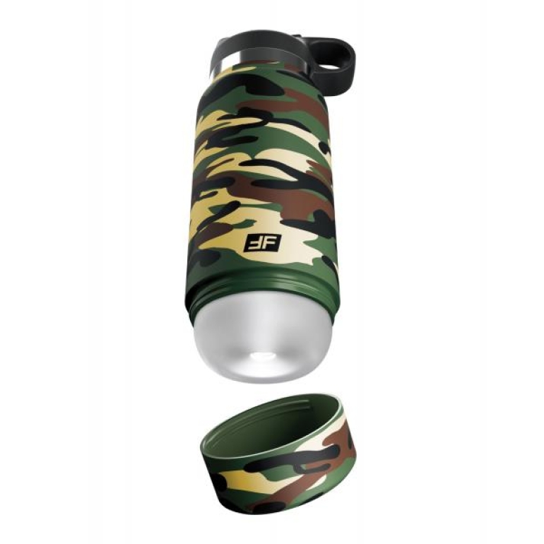 Pdx Plus Fap Flask Happy Camper Discreet Stroker Camo Bottle Frosted Camouflage