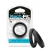 Perfect Fit Xact-Fit #14 2 Pack Black Penis Rings