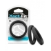 Perfect Fit Xact-Fit #19 2 Pack Black Penis Rings