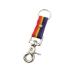 Gaysentials Rainbow Nylon Key Tag Scissor Snap Multi-Color