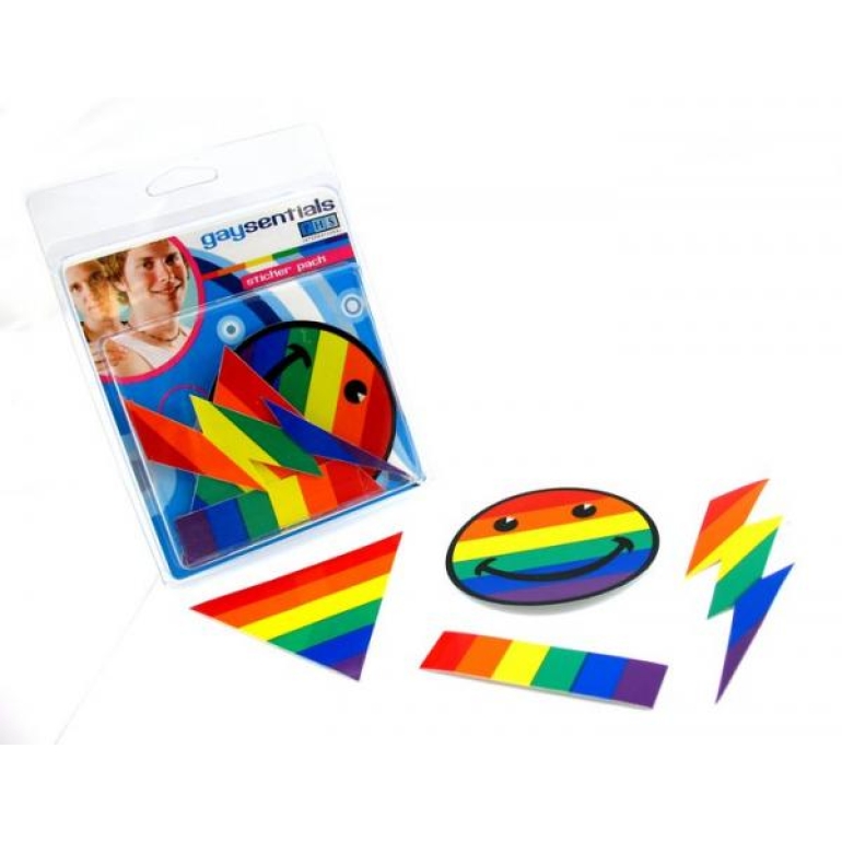Gaysentials Assorted Sticker Pack B Multi-Color