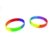 Gaysentials Rainbow Bracelet Set Silicone  Multi-Color