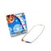 Gaysentials Rainbow and Silver Links Necklace 20 inches Multi-Color
