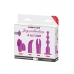 Pretty Love Joys 4 In 1 Kit Bullet Vibrator with Attachments Purple