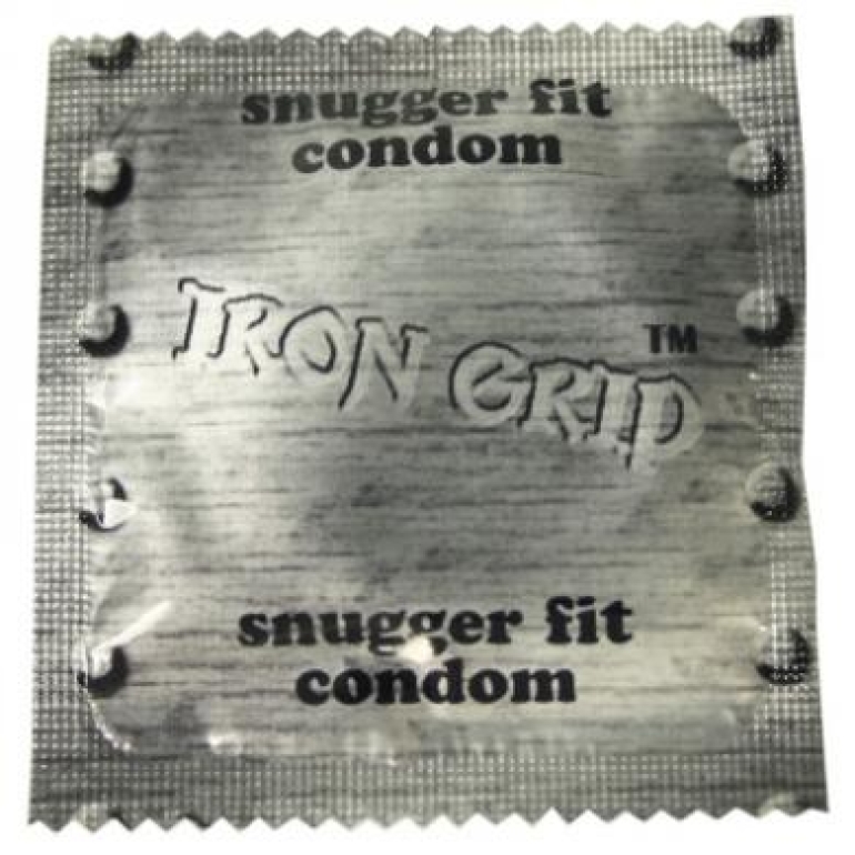 Iron Grip Snugger Fit Lubricated Condom 3 Pack Clear