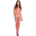 Industrial Net Suspender Bodystocking Pink O/S One Size Fits Most