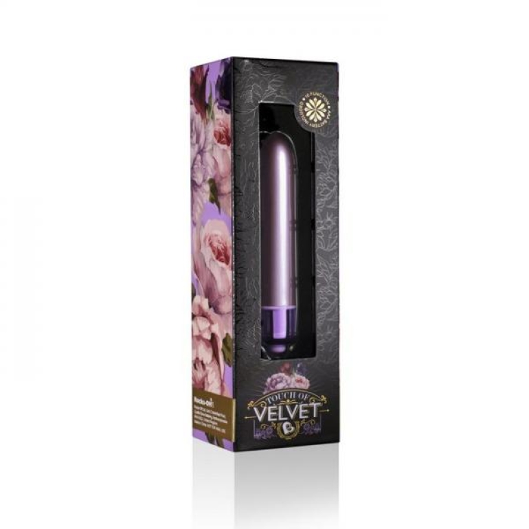 Touch Of Velvet Soft Lilac 90mm Bullet Vibrator Purple