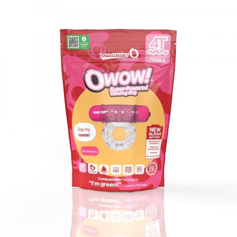 Screaming O 4t Owow Strawberry (treble) One Size Fits Most