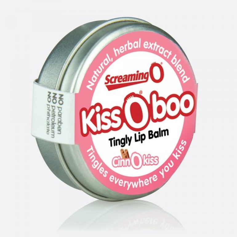 KissOboo Tingly Lip Balm Cinnamon .45oz Tin