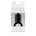 Primo Minx Black Vibrating Ring with Fins