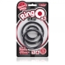 Ringo Pro X3 Black 3 Silicone Penis Rings