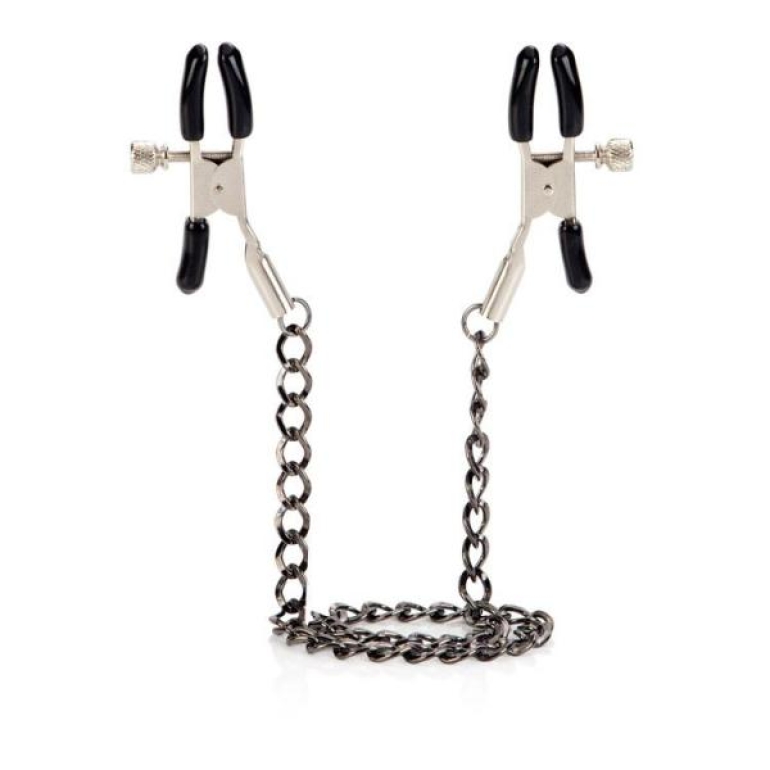 First Time Fetish Nipple Teasers Adjustable Clamps Silver