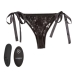 Remote Control Lace Thong Set Black