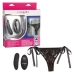 Remote Control Lace Thong Set Black