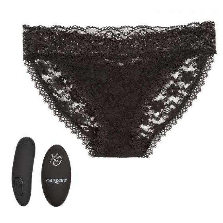 Remote Control Lace Panty Set L/xl Black