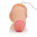 Max Vibrating Penis & Balls 6.75in W/suction Cup Beige