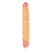 12 inch ivory veined double dildo Beige