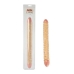 18 inch ivory veined double dildo Beige