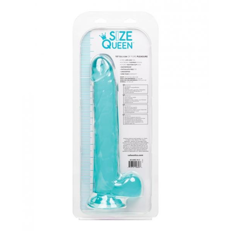 Size Queen 10in Blue Teal
