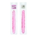 Translucence 12 inch veined double dildo Pink