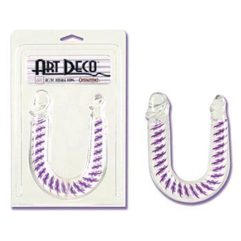 Art Deco U-Shaped Dual Penetrating Dong Clear