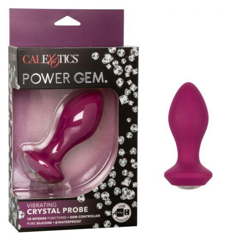 Power Gem Vibrating Crystal Probe Purple