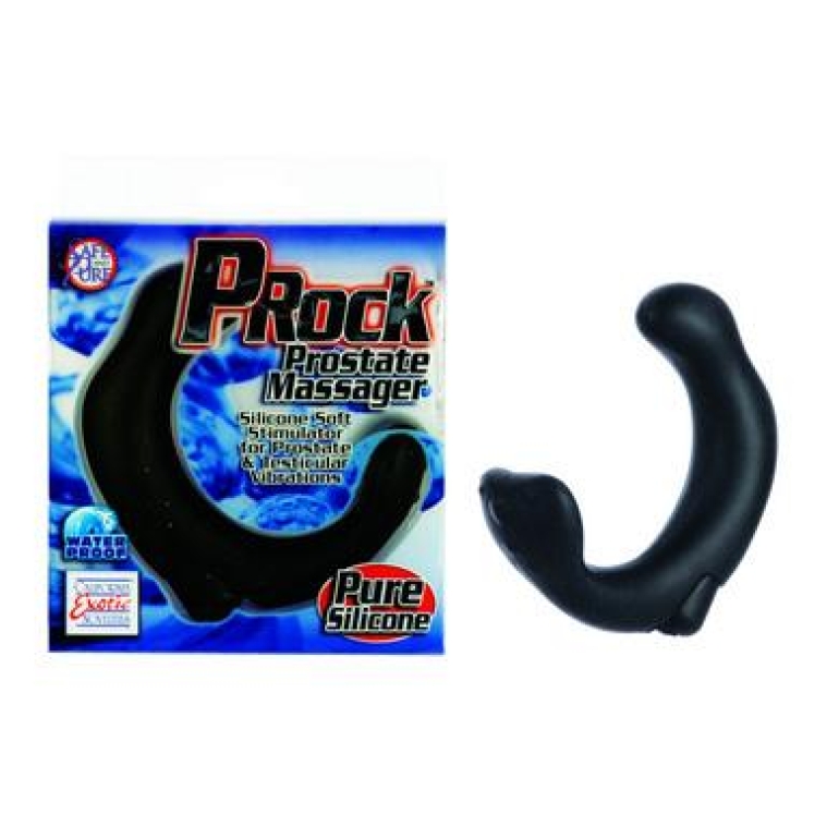 P-Rock Vibrating Prostate Massager Black