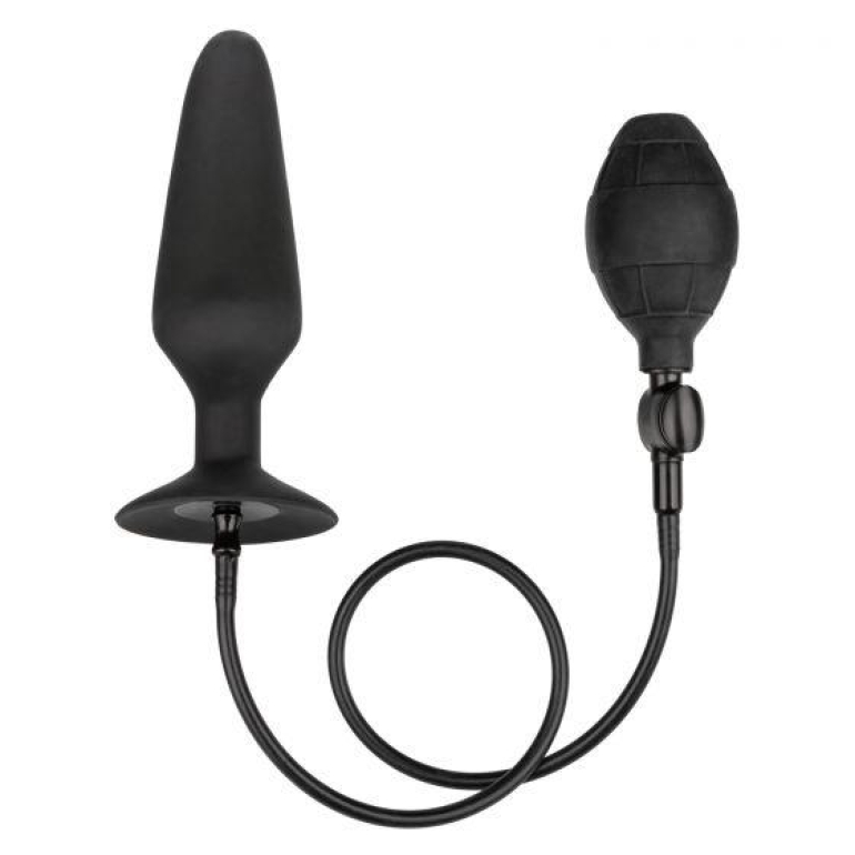 Xl Silicone Inflatable Plug Black