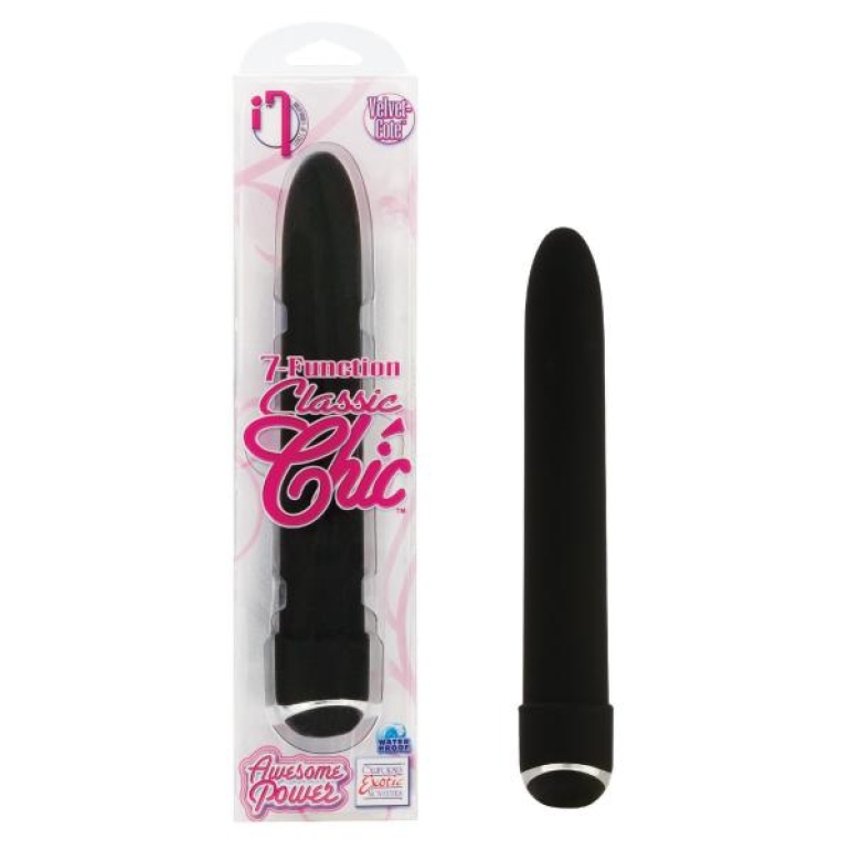 7 Function Classic Chic Standard Black Vibrator