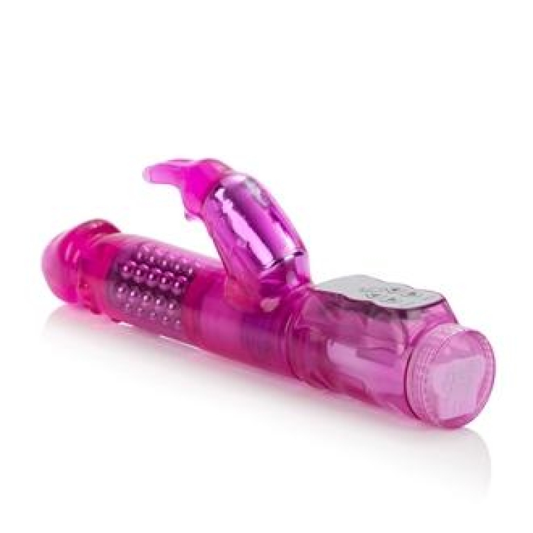 Waterproof Jack Rabbit Vibrator - Pink