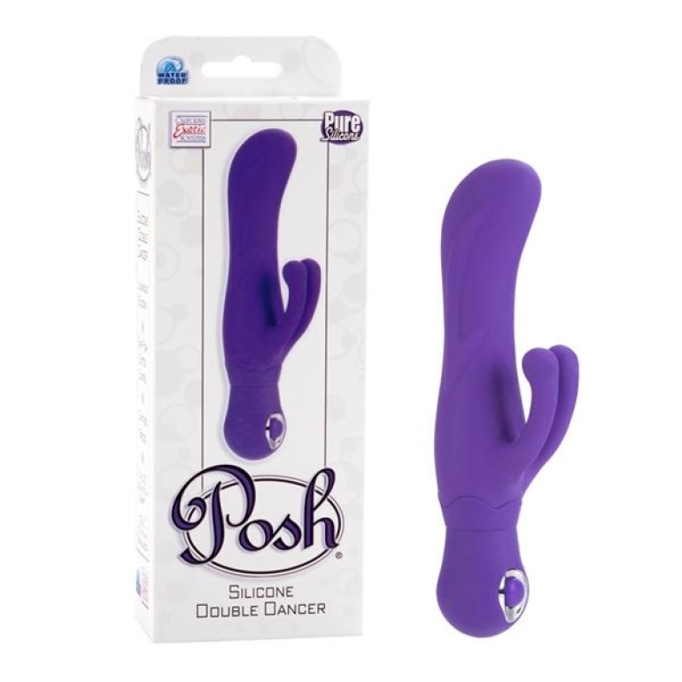 Posh Silicone Double Dancer Purple Vibrator